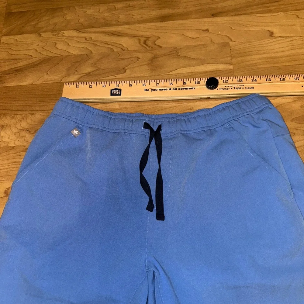 FIGS Mens Tansen Scrub Jogger‎ Pants Medium M Blue Drawstring